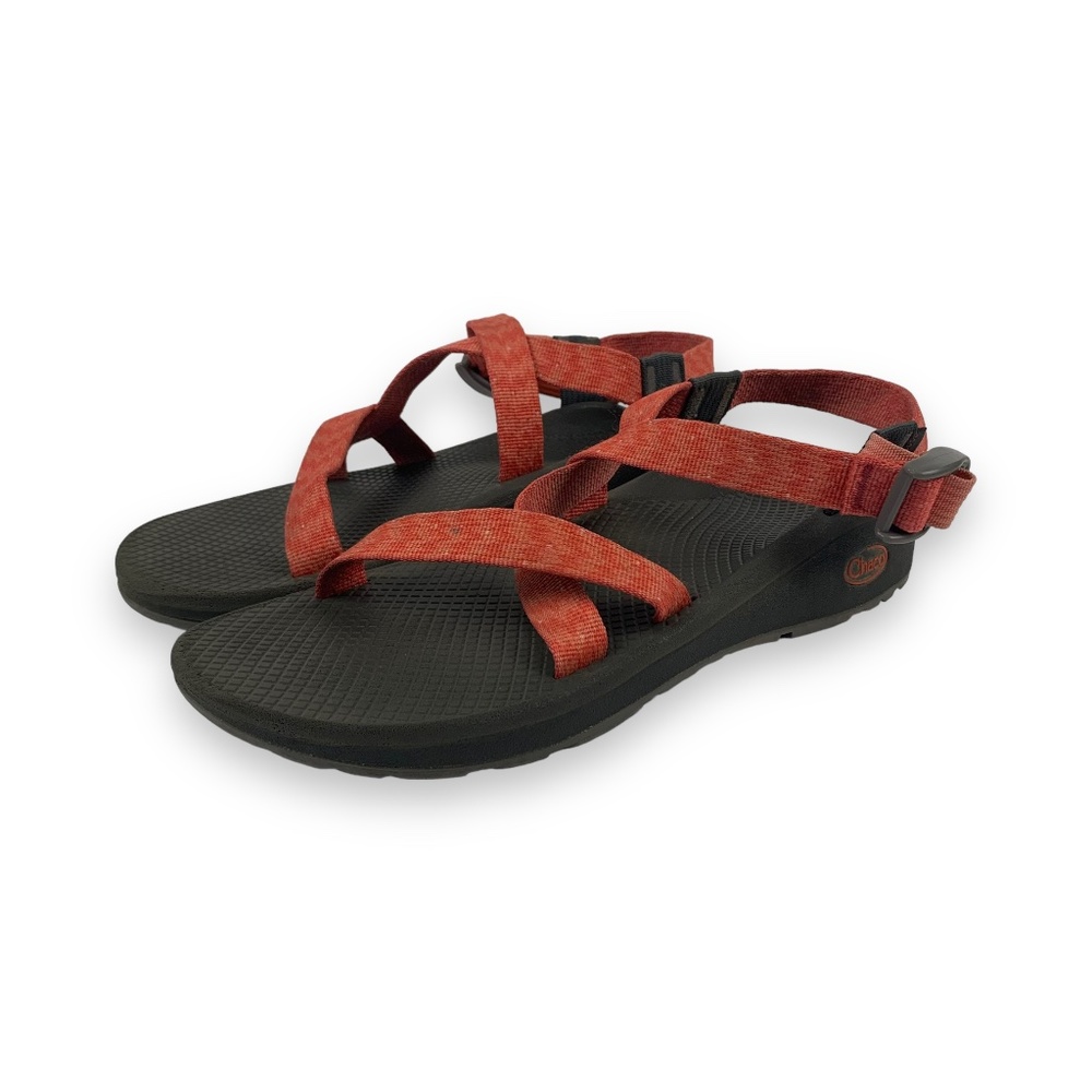 Chaco Orange Chevron Patterned Z Cloud Sport Sand… - image 3